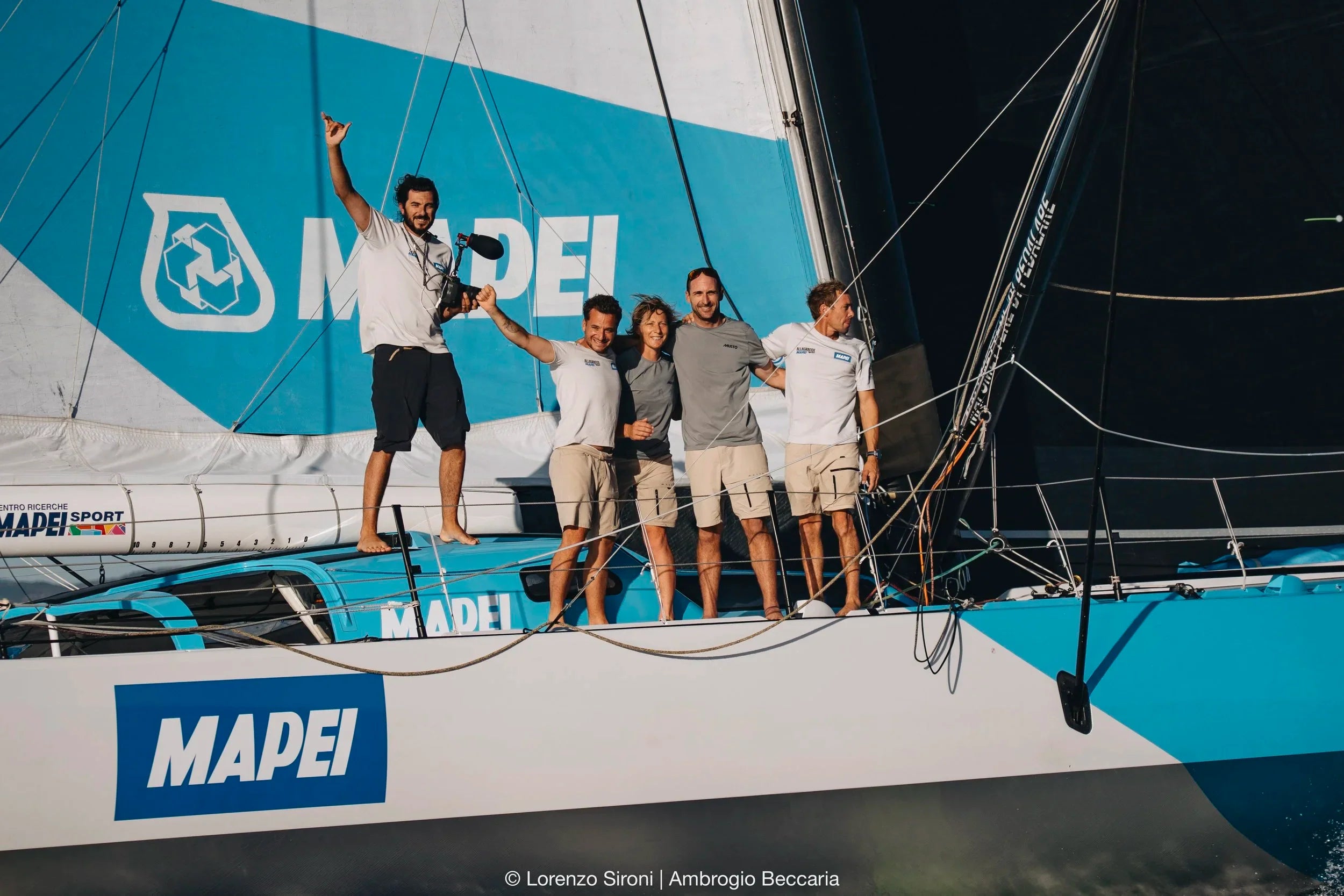 Primo podio per “Allagrande Mapei” e Ambrogio Beccaria alla The Ocean Race Europe